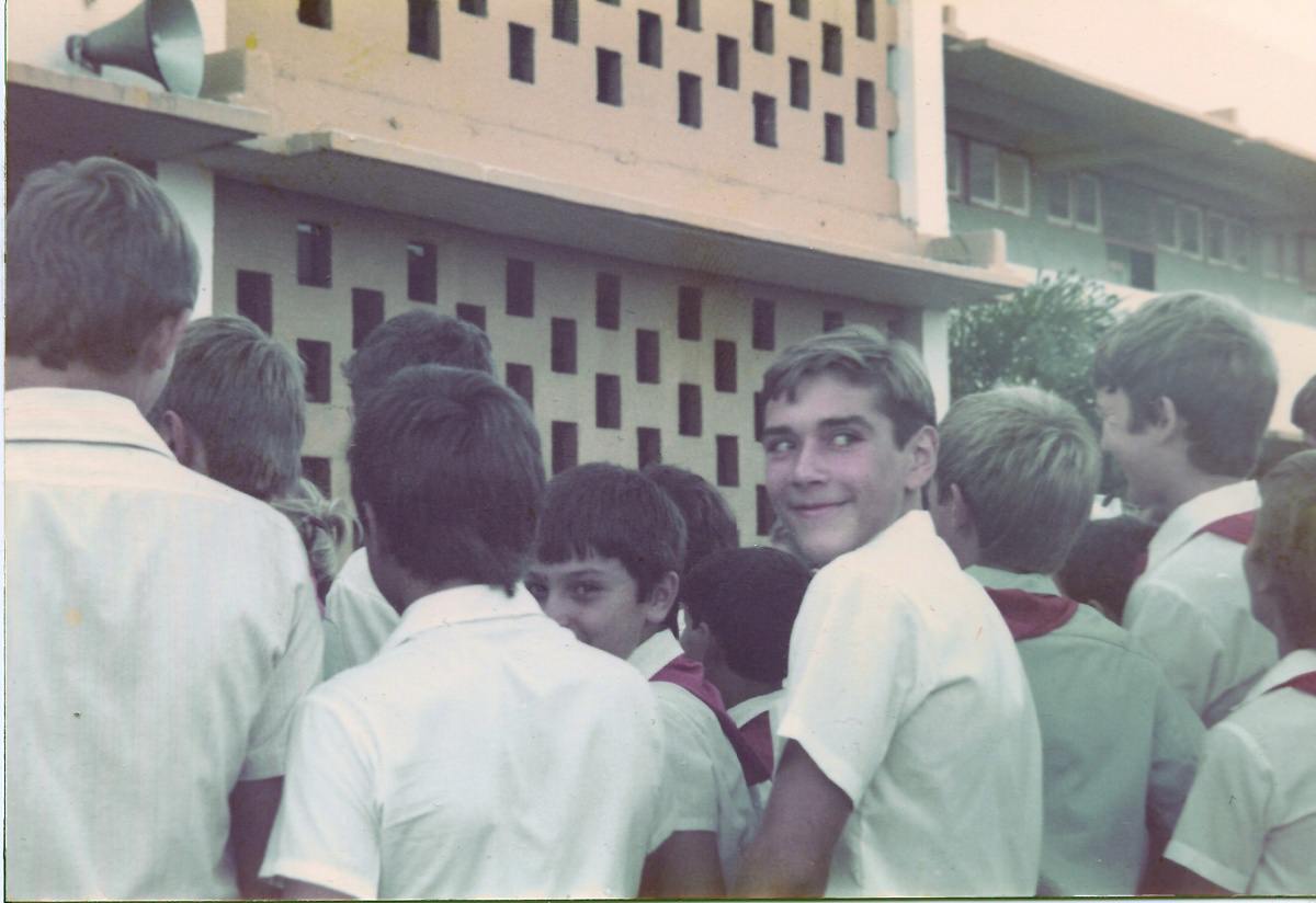 Школа в Роло. 1 сентября 1983. 8А класс.