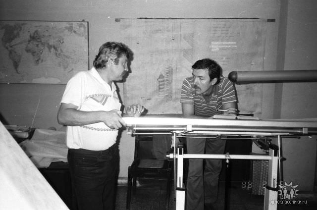 1989. Инженеры из группы авторского надзора.