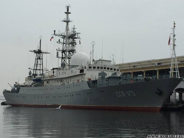 Заход на Кубу корабля радиоразведки ССВ-175