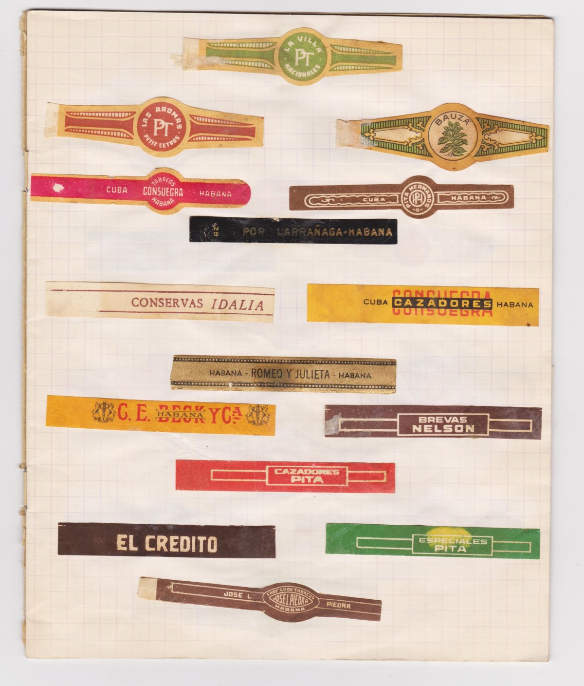 1968-1969, сигарные этикетки