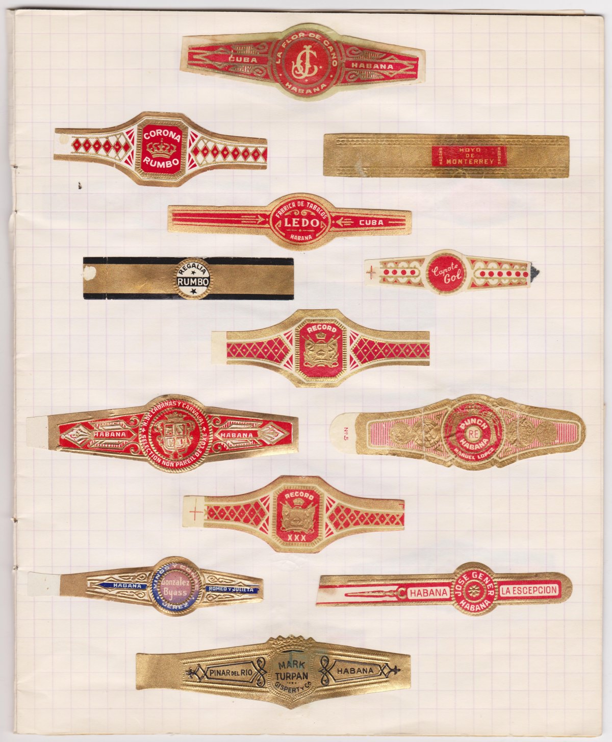 1968-1969, сигарные этикетки