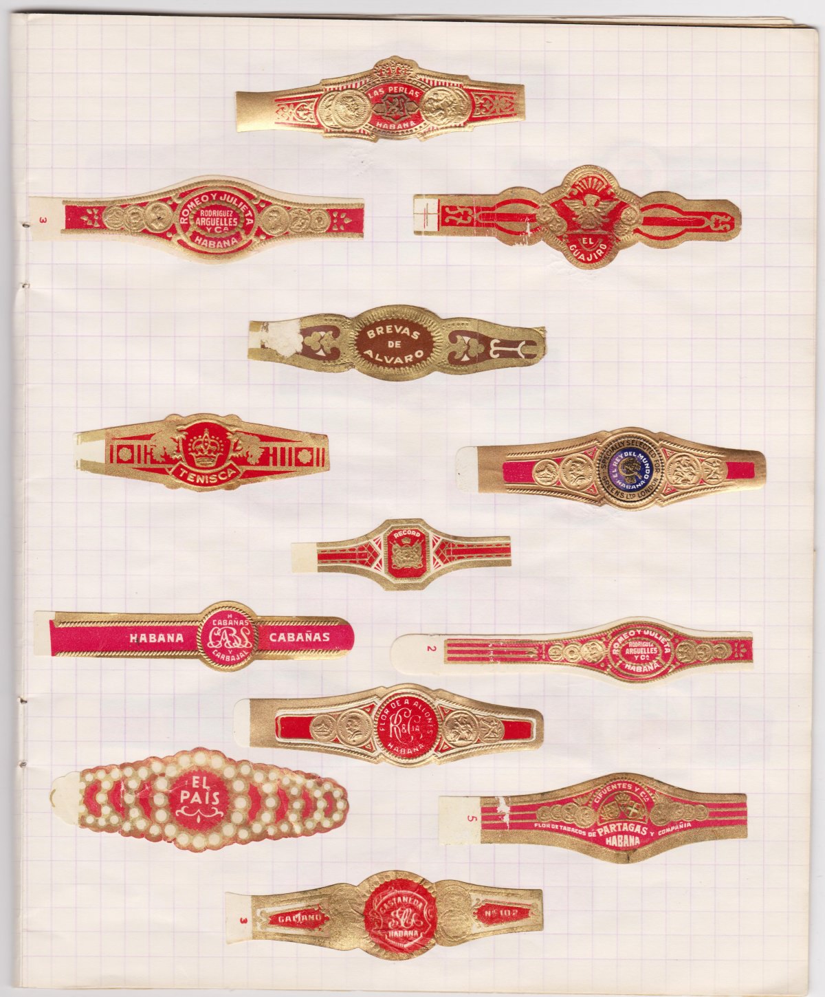 1968-1969, сигарные этикетки