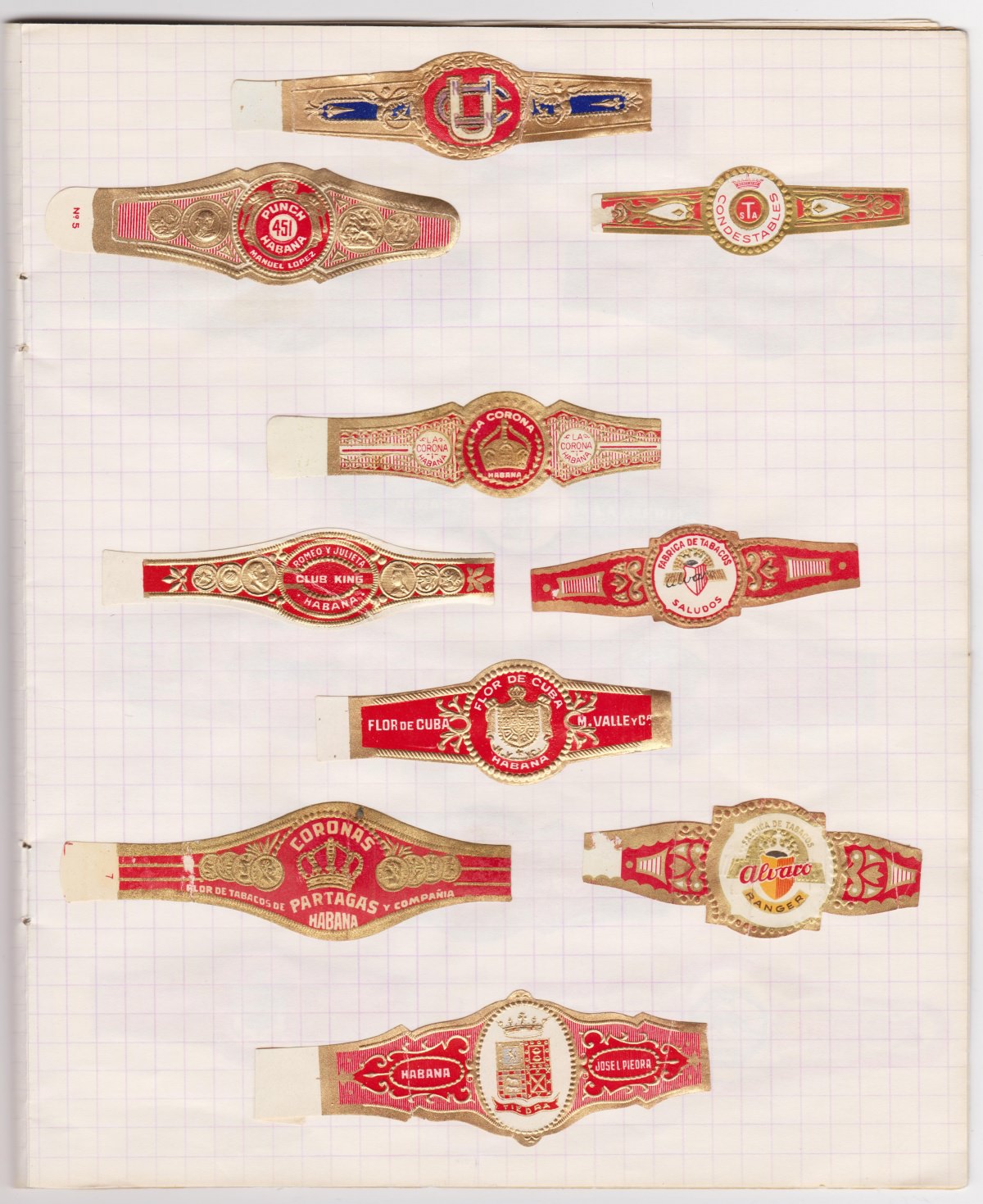 1968-1969, сигарные этикетки