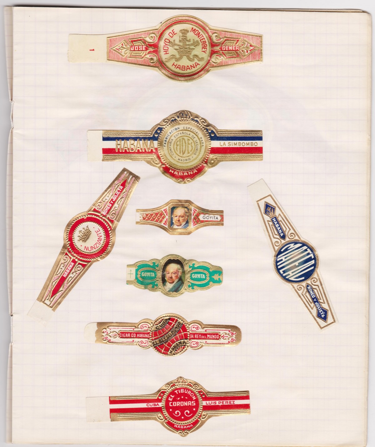 1968-1969, сигарные этикетки