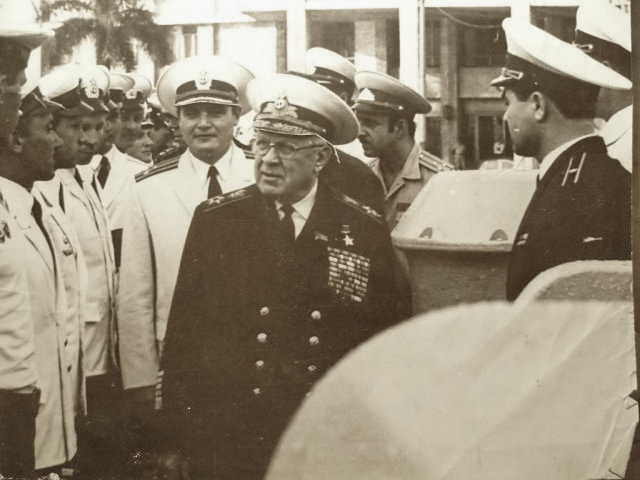 1977 Гавана. Горшков С. Г., Егоров на Дружном.